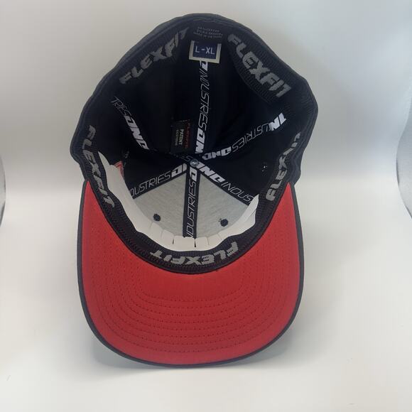 One Industries Flexfit Hat Sherman Black/Red Design L XL Moto Motocross BMX - Picture 4 of 5